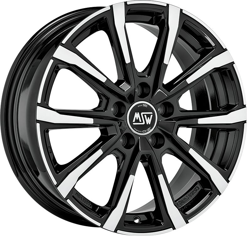 E-shop Msw M79 GBFP 7.5x18 5x112 ET51 GLOSS BLACK FULL POLISHED