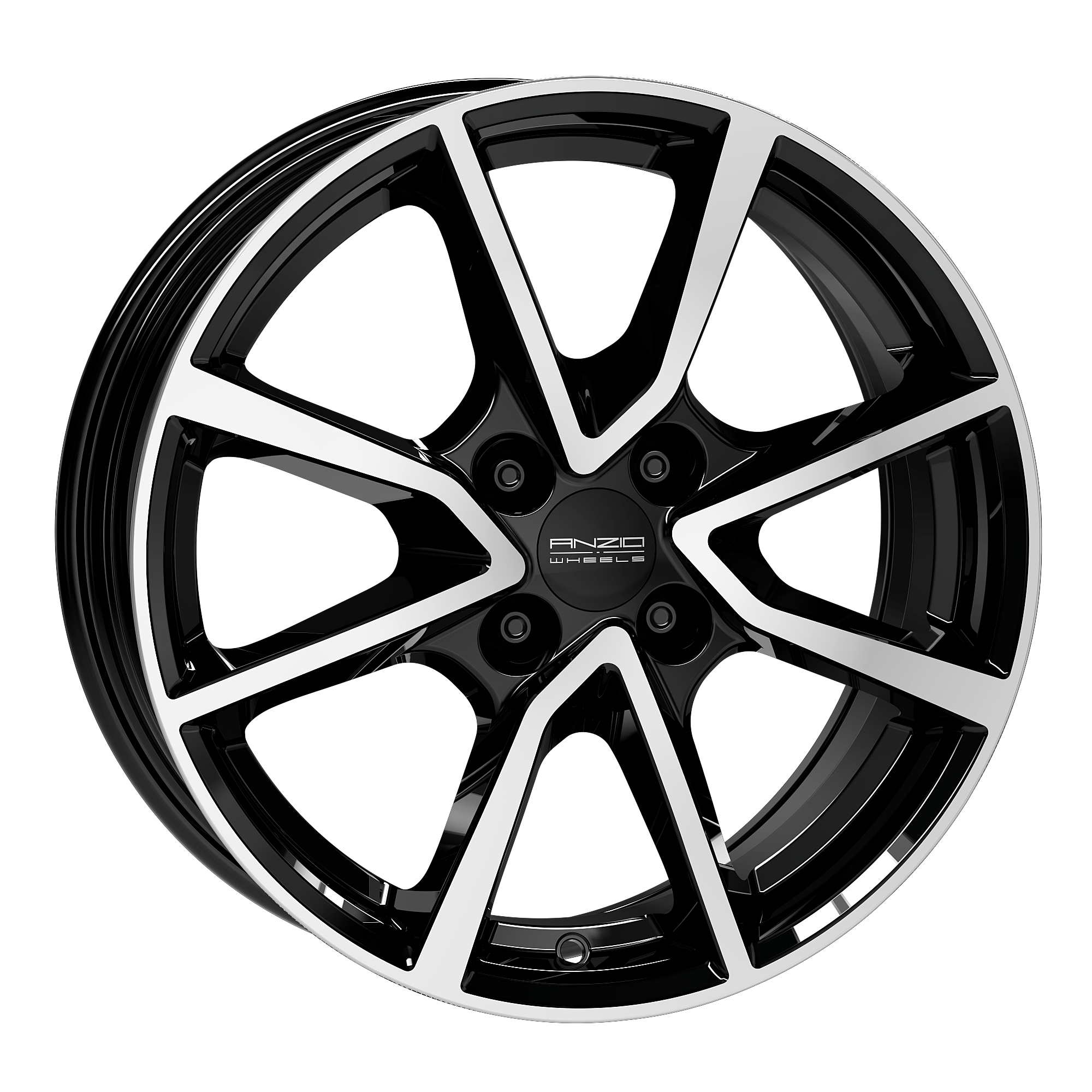E-shop Anzio VECTOR 6.5x16 4x108 ET38 diamond-black front polished