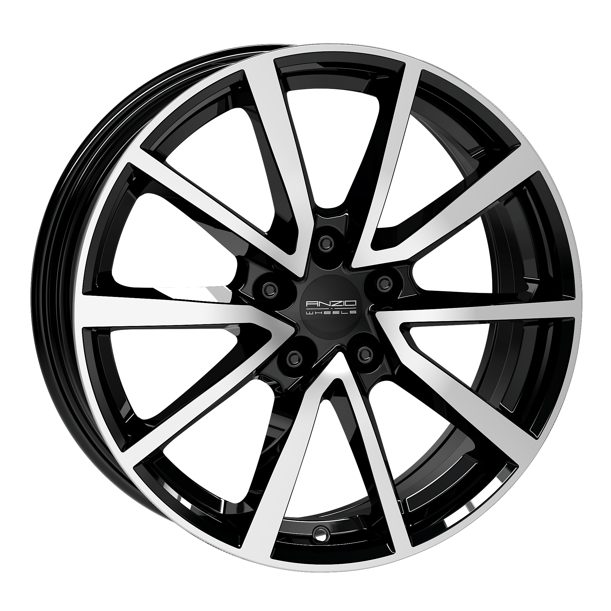 E-shop Anzio VECTOR 6.5x16 5x112 ET43 diamond-black front polished