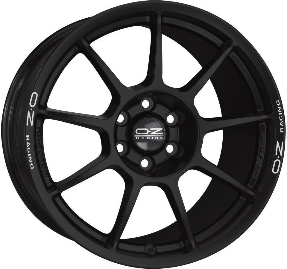 Oz Challenge HLT MB 8.5x18 5x130 ET50 MATT BLACK WHITE LETTERING