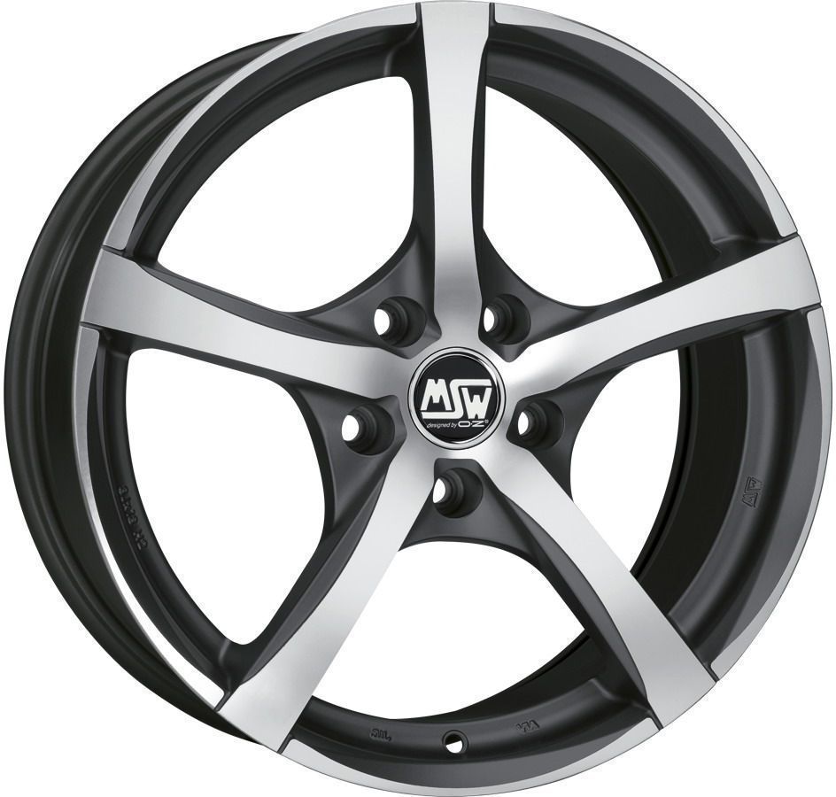 Msw M23 MGMFP 7.5x17 5x115 ET40 MATT GUN METAL FULL POLISHED (MGMFP)