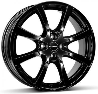 Borbet LV4 5.5x14 4x100 ET35 cierny leskly