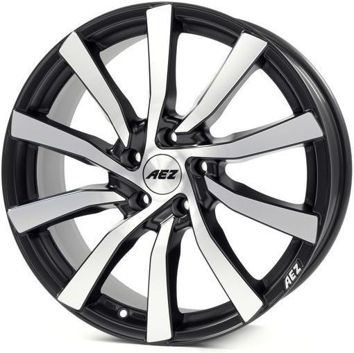 E-shop Aez REEF 7.5x17 5x114.3 ET38 Leštená čelná plocha / matné čierne lakovanie