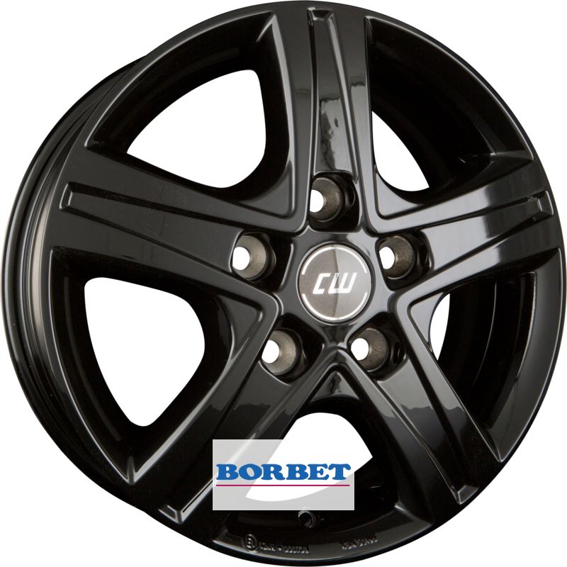 Borbet CWD 6x16 5x118 ET68 cierny leskly