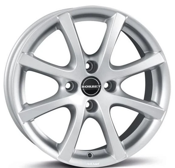 Borbet LV4 5.5x14 4x100 ET35 kristalovo strieborny