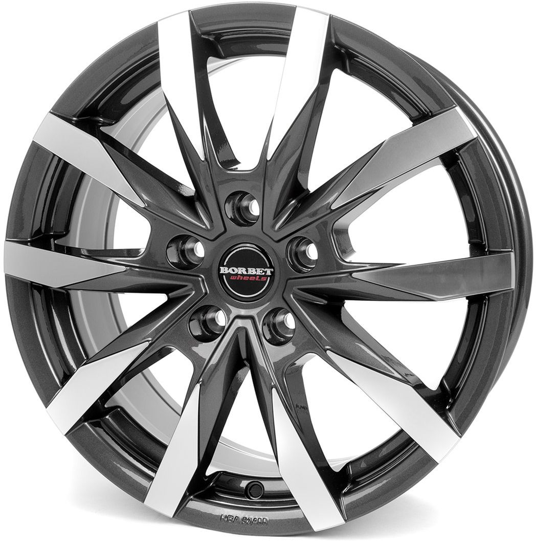 Borbet CW5 7.5x18 5x112 ET48 mistral antrazit leskly lesten