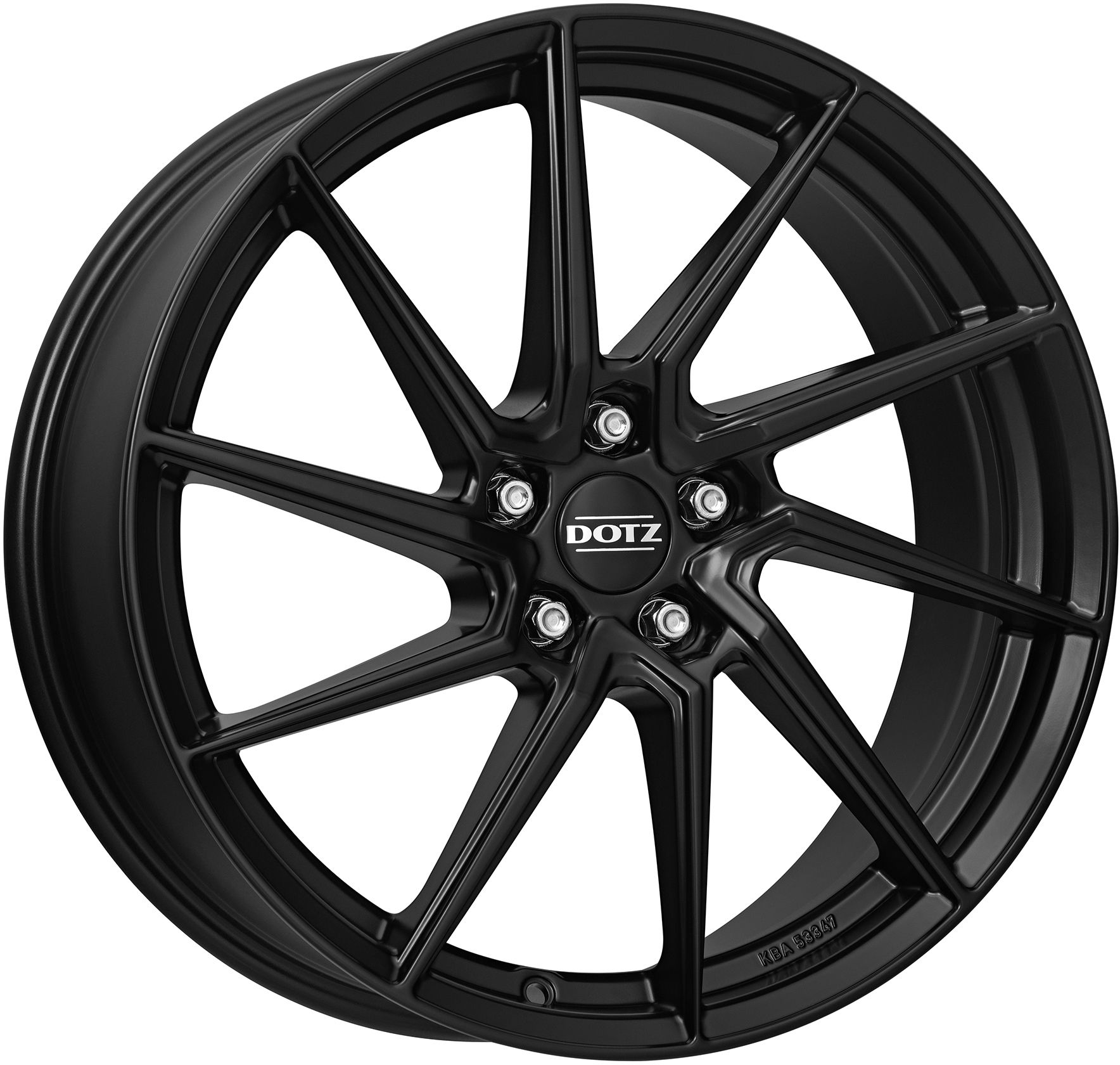 Dotz SPA black 7.5x17 5x100 ET35 Matné čierne lakovanie