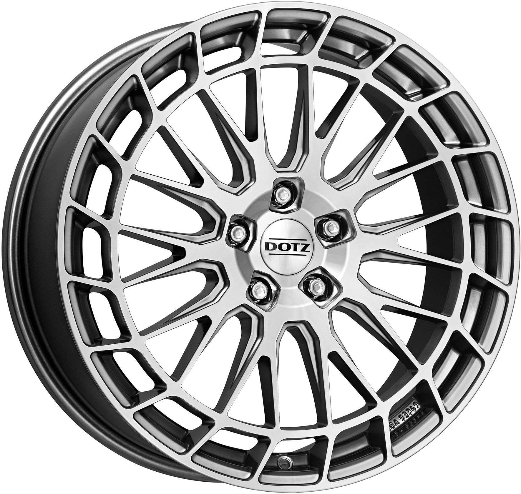 Levně Dotz SEPANG blaze 8x19 5x112 ET45 Leštená čelná plocha / Titánový lesk