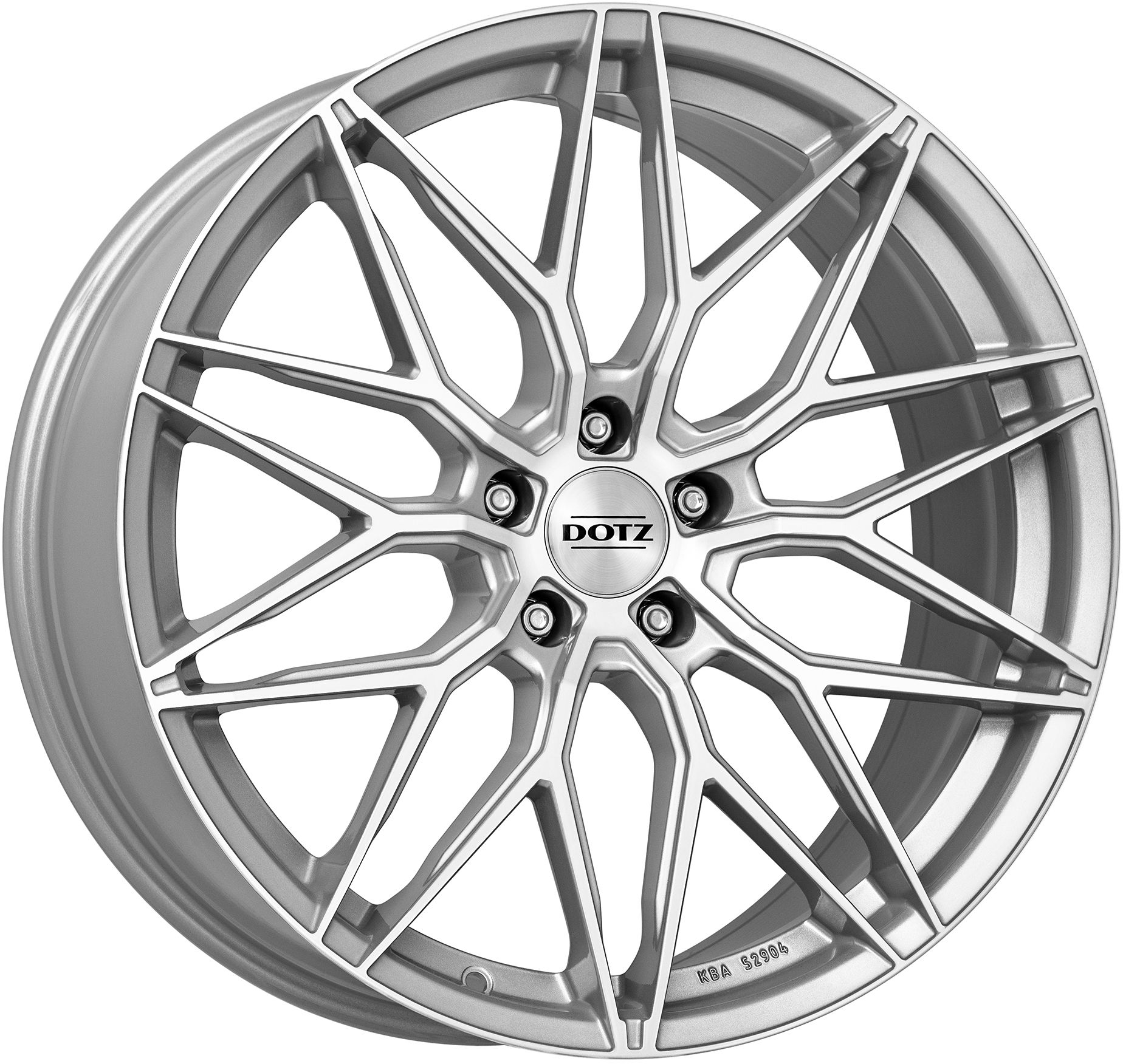 Dotz SUZUKA blaze 8.5x19 5x120 ET33 Leštená čelná plocha / Strieborné lakovanie