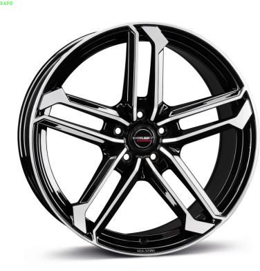 Borbet ATX 8.5x19 5x112 ET25 cierno lesteny leskly