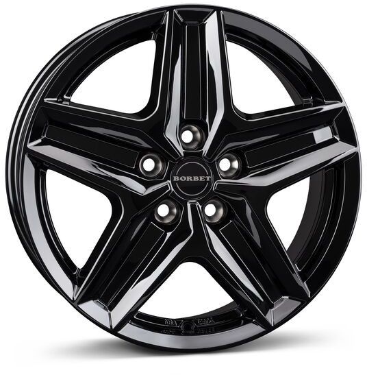 Borbet CWZ 7.5x18 5x118 ET53 cierny leskly
