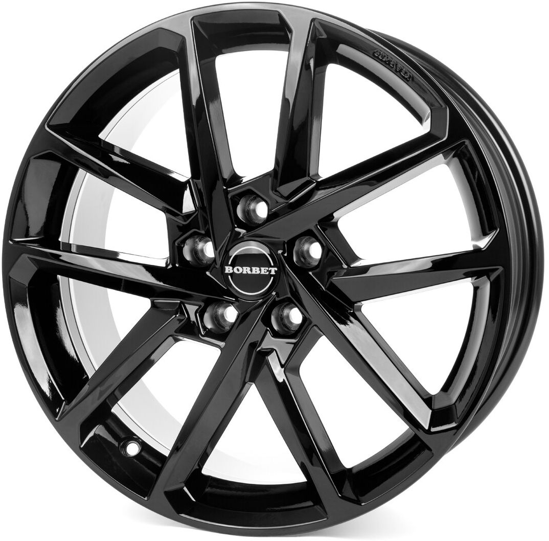 Borbet N 8x18 5x112 ET50 cierny leskly