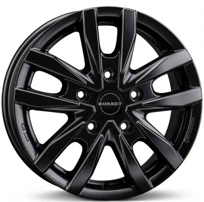 Borbet CW5 6.5x16 5x120 ET60 cierny matny