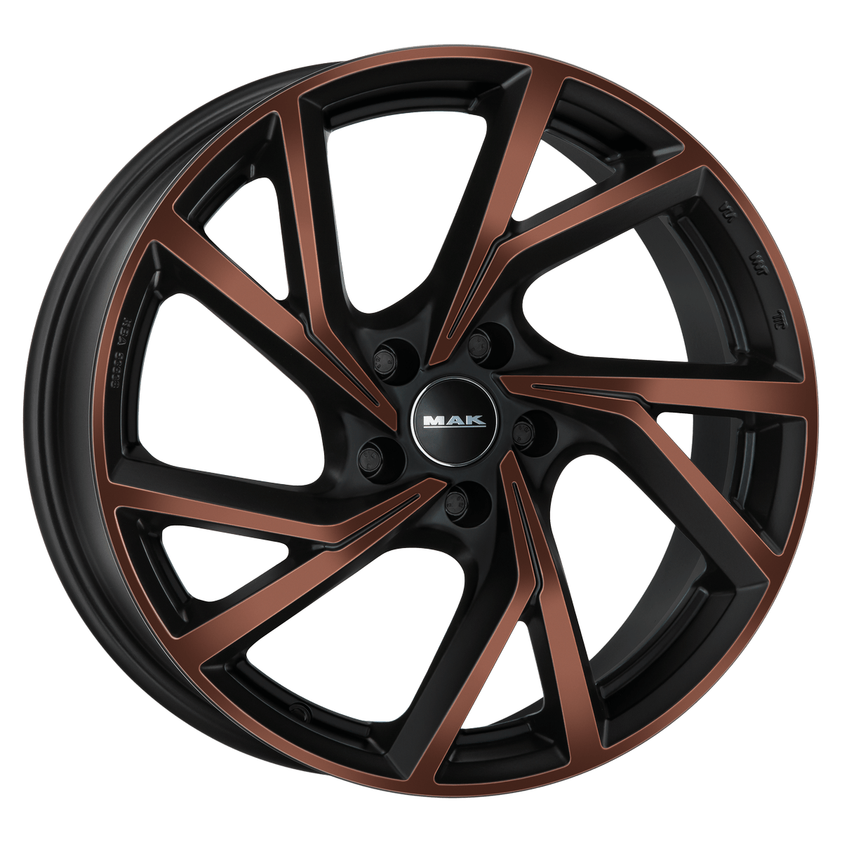 Mak KASSEL 8x19 5x114.3 ET40 BLACK & BRONZE