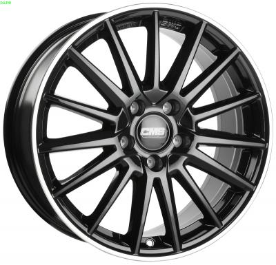 Cms C23 9x18 5x112 ET52.5 lesteny limec cierny leskly