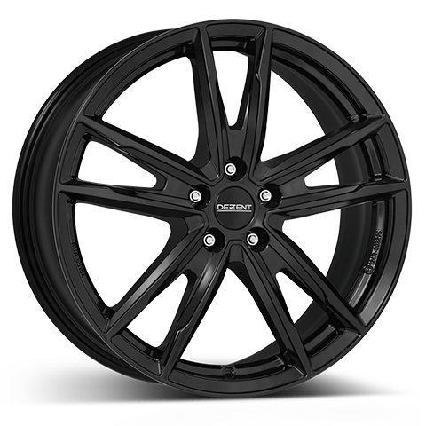 Dezent KF black 7x17 5x112 ET44.5 Čierne lakovanie