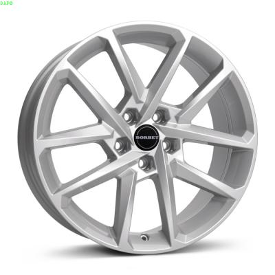 Borbet N 6.5x17 5x112 ET38.1 kristalovo strieborny