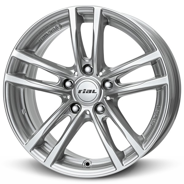 Rial X10 7.5x18 5x112 ET50 polar-silver