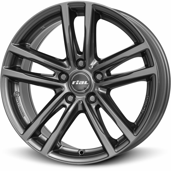 Rial X10 7.5x18 5x112 ET50 metal-grey