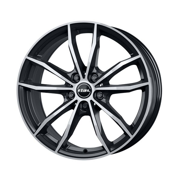Rial X12 7.5x18 5x112 ET50 diamond-black frontpolished