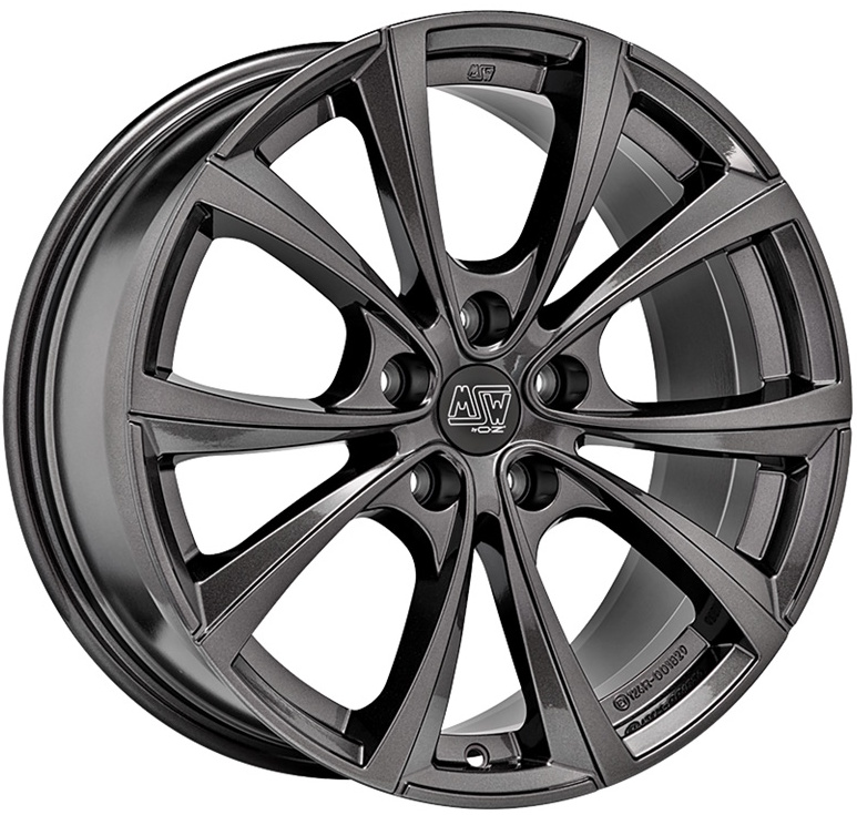 Msw M27T GDG 10.5x19 5x120 ET45 GLOSS DARK GREY