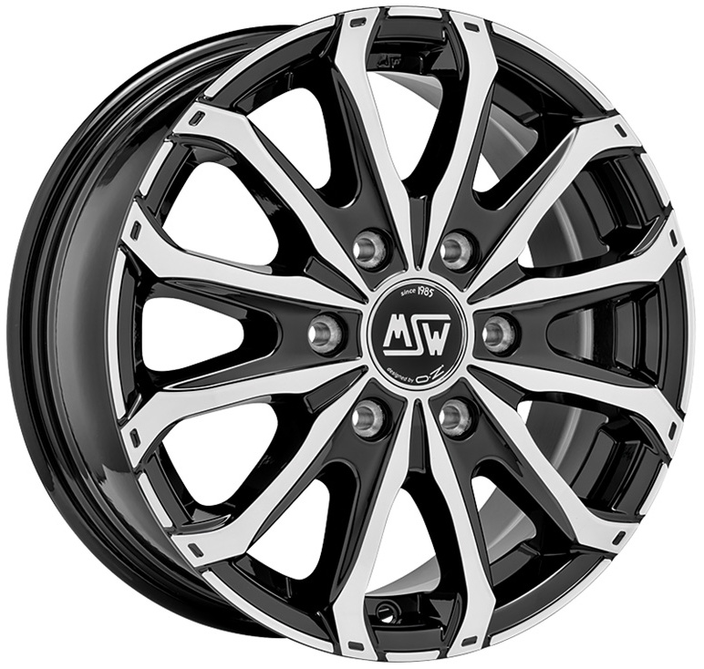E-shop Msw M48 VAN 6D GBFP 6.5x16 6x120 ET50 GLOSS BLACK FULL POLISHED