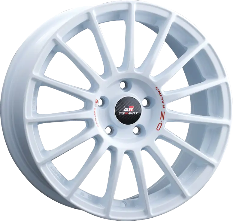 E-shop Oz Superturismo TGR-WRT RW 8x18 5x114.3 ET38 RACE WHITE + RED LETTERING