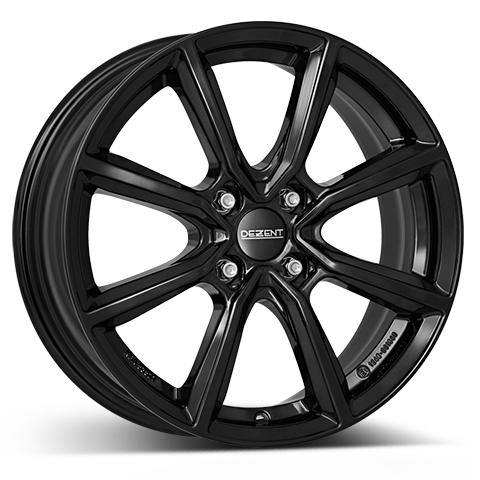 E-shop Dezent TN black 6.5x16 4x100 ET43 Čierne lakovanie