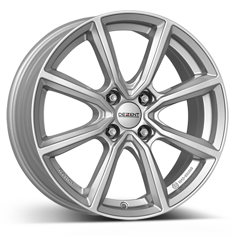 E-shop Dezent TN silver 6.5x16 4x100 ET43 Strieborné lakovanie
