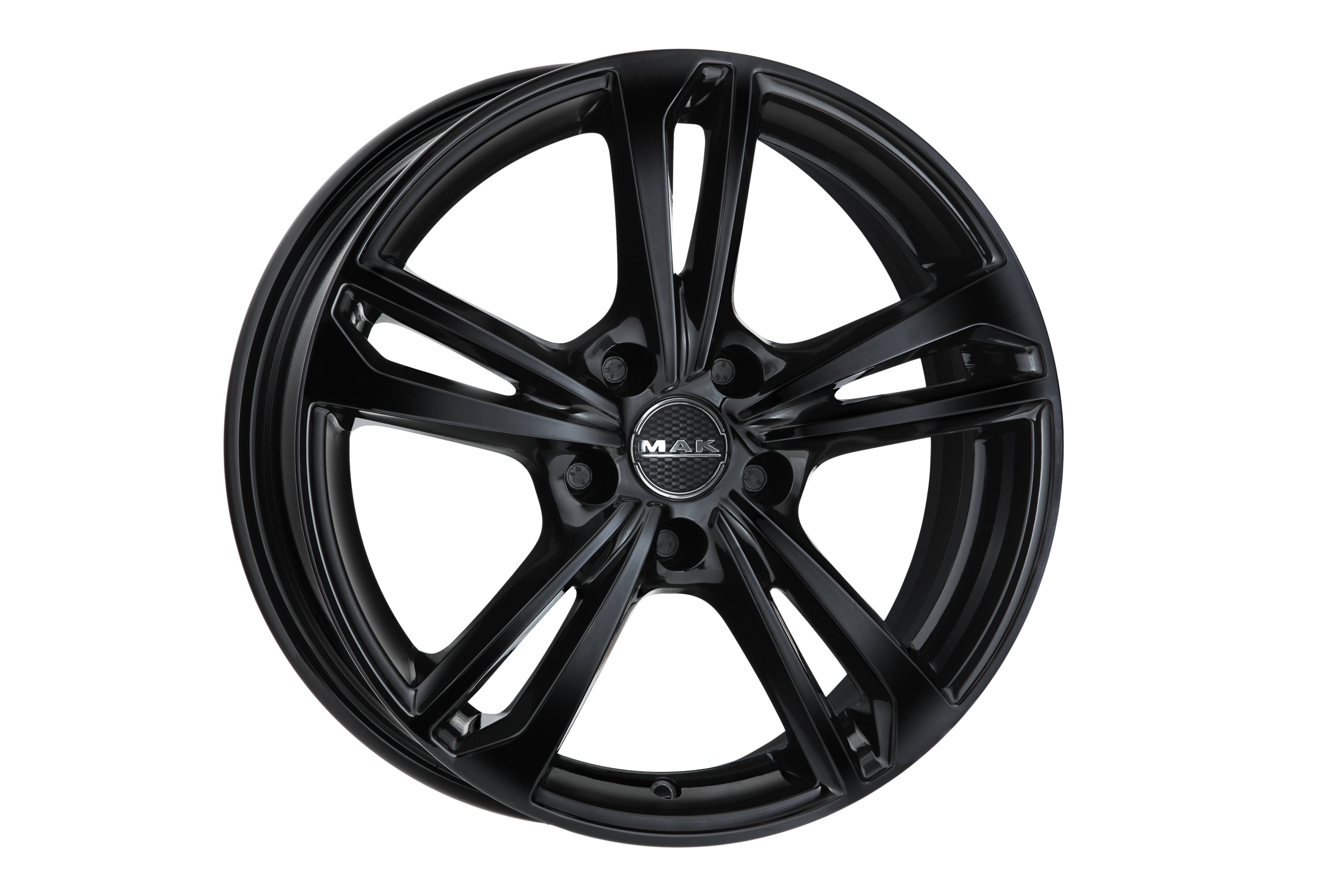 Mak EMBLEMA 6.5x16 5x100 ET40 GLOSS BLACK